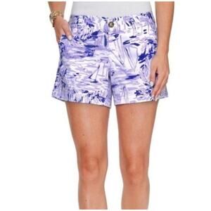 Women’s Lilly Pulitzer Lilac Verben Rock The Dock Purple Shorts 00
